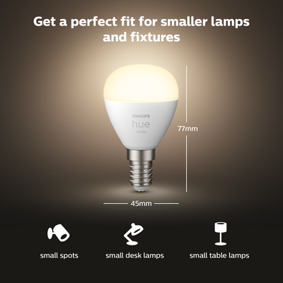Hue White Luster E14 - 2 pack