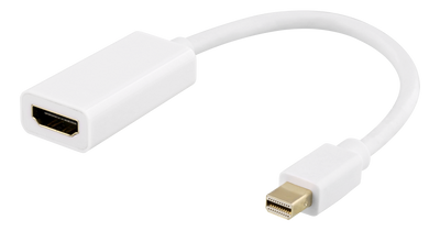Mini DisplayPort to HDMI adapter, 4K 60Hz, 0.2m, white