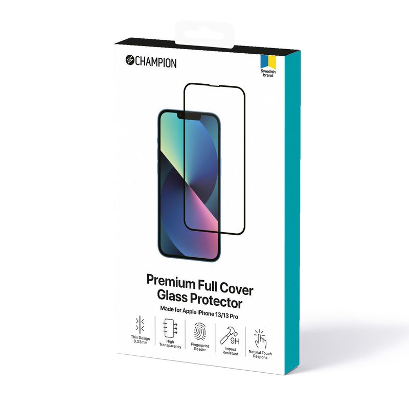 Skärmskydd iPhone 13/13 Pro Svart