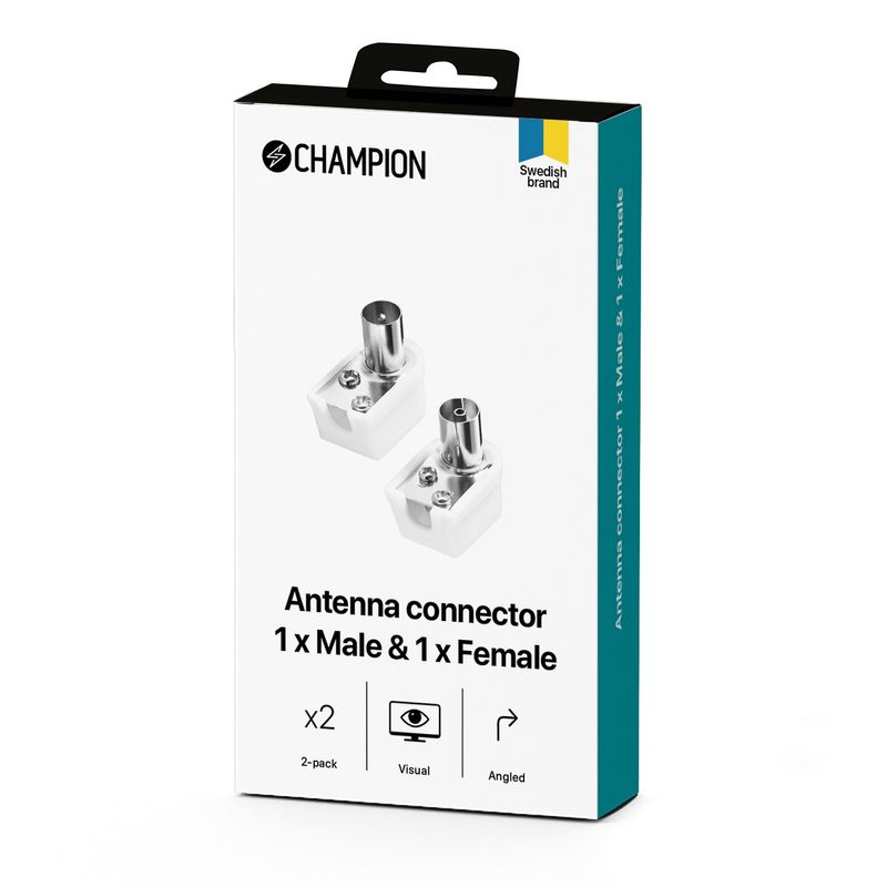 Antennkontakt V Hane/Hona