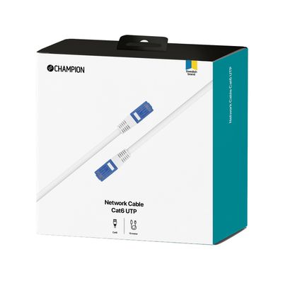 Nätverkskabel CAT6 UTP 15.0m