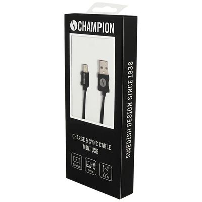 Ladd&Sync cable MiniUSB 1.5m Black