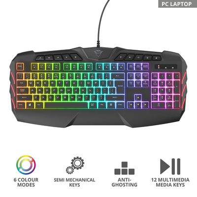 GXT 881 Odyss Semi-mechanical Keyboard Nordis