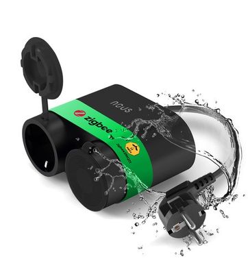 Strömbrytare utomhus IP44 Zigbee 2 uttag