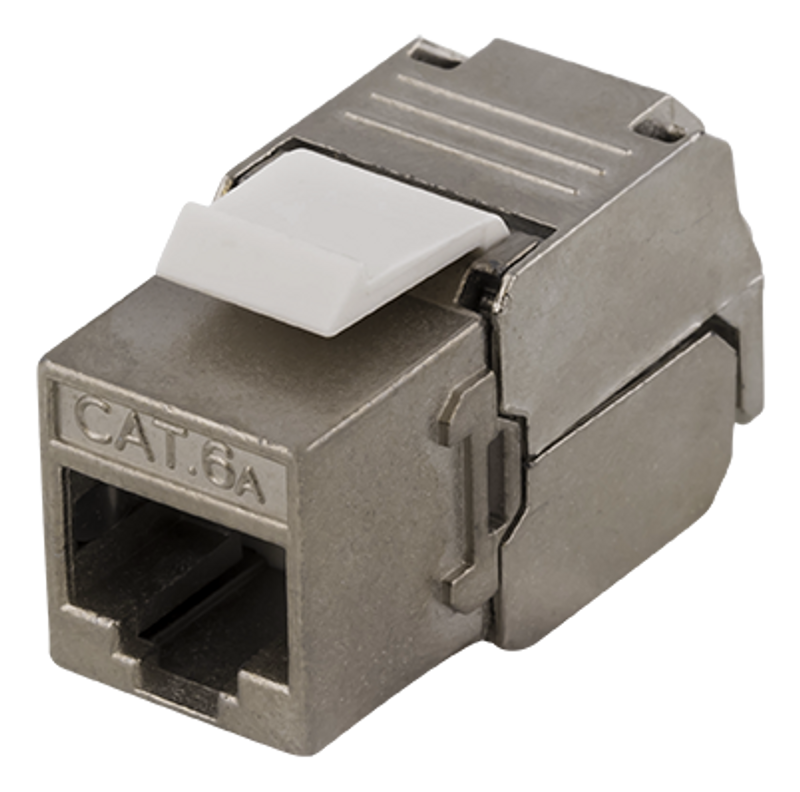 DELTACO FTP Cat6a Keystone kontaktdon, "Tool-free"