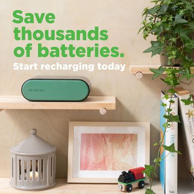 ReCyko Batteriladdare Uni USB AA/AAA/C/D/9V