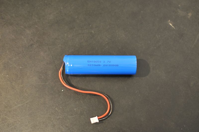 Lithium Ion Cylindrical Battery - 3.7v 2200mAh