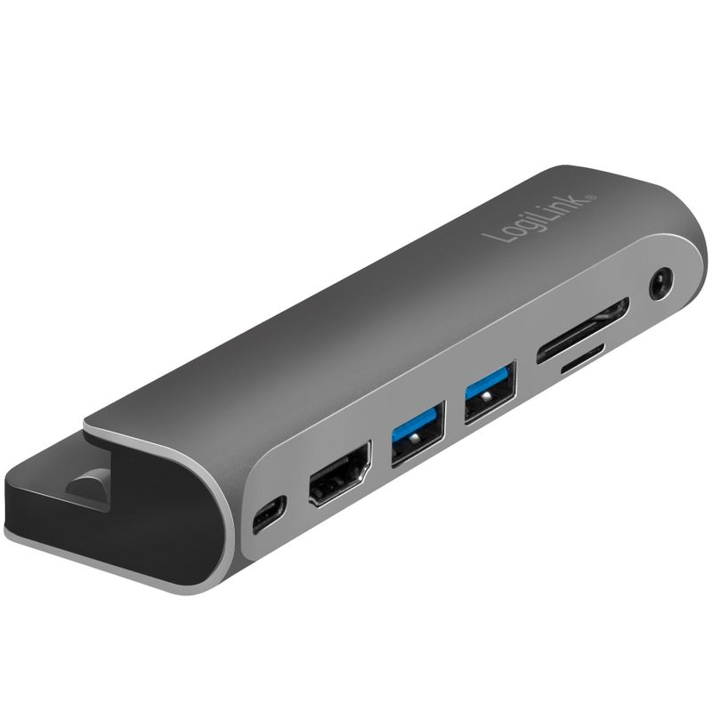 USB-dockningsstation iPad 7-port USB3.2 Alu