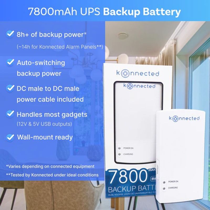 Backup Batteri - Konnected