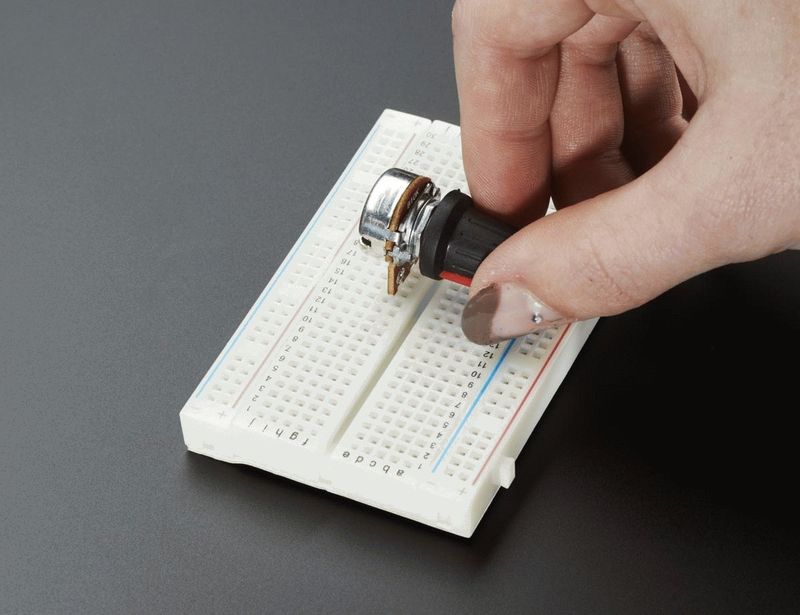 Potentiometer Knob - Soft Touch T18 - Red