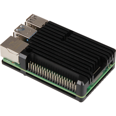 Aluminium Heatsink Case for Raspberry Pi 4 - Slim - Joy-IT