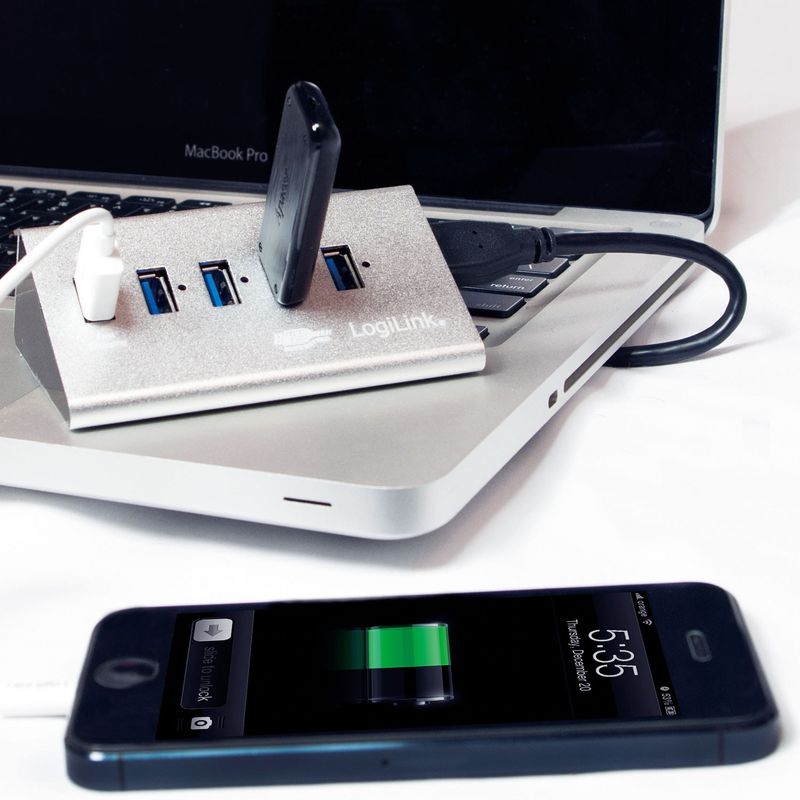 USB 3.0-hub 4+1 fast charge