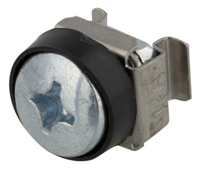 DELTACO, M6 screw set, star/slot (washers + screws + nuts) 10-pack