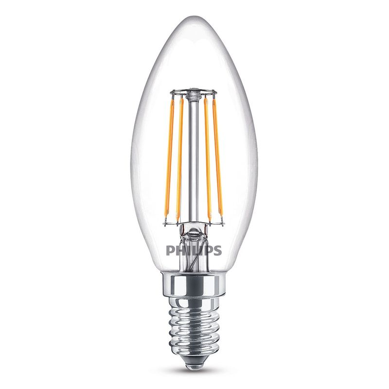 6-pack LED E14 Kron 4W (40W) Klar 470lm