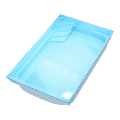 Poolpaket Glasfiberpool - 8x3,2m - Aspö - Med smart styrning