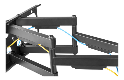 DELTACO Office, Heavy-duty full-motion wall mount, 65-100", 85kg, 200x200-800x60.