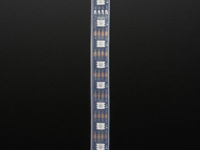 DotStar APA102 Digital LED Strip - Black 60 LED/m - Per Meter - BLACK