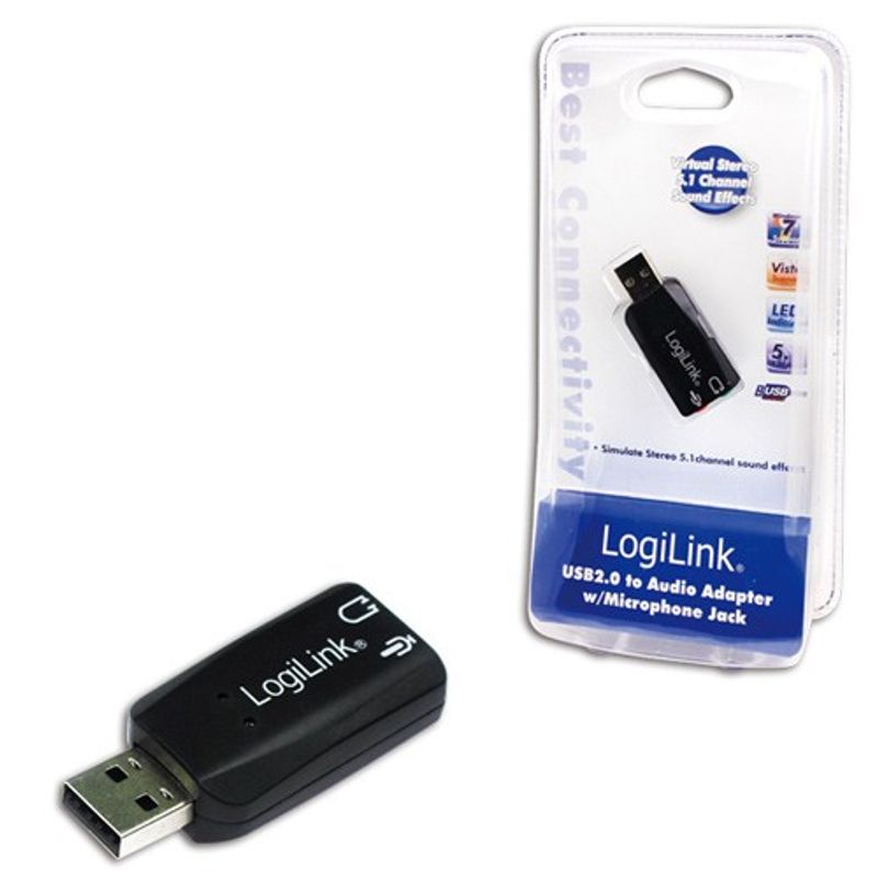 USB-ljudkort Virtuellt 5.1-ljud