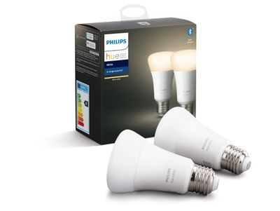 Hue White 9W A60 E27 2 Pack
