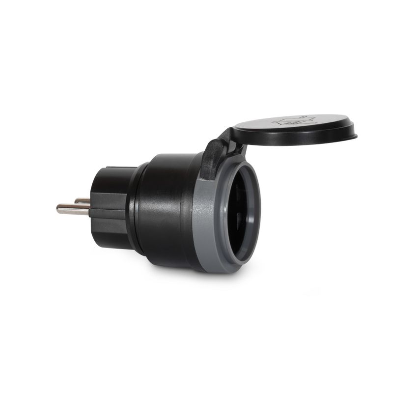 Plug-in relä IP44 med fjärrkontroll - 3500W - MGDR-3500-SET