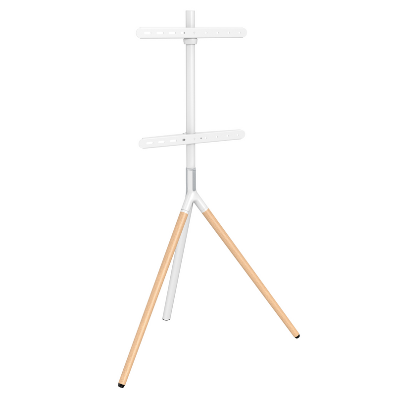 Floor standing TV mount Wooden legs