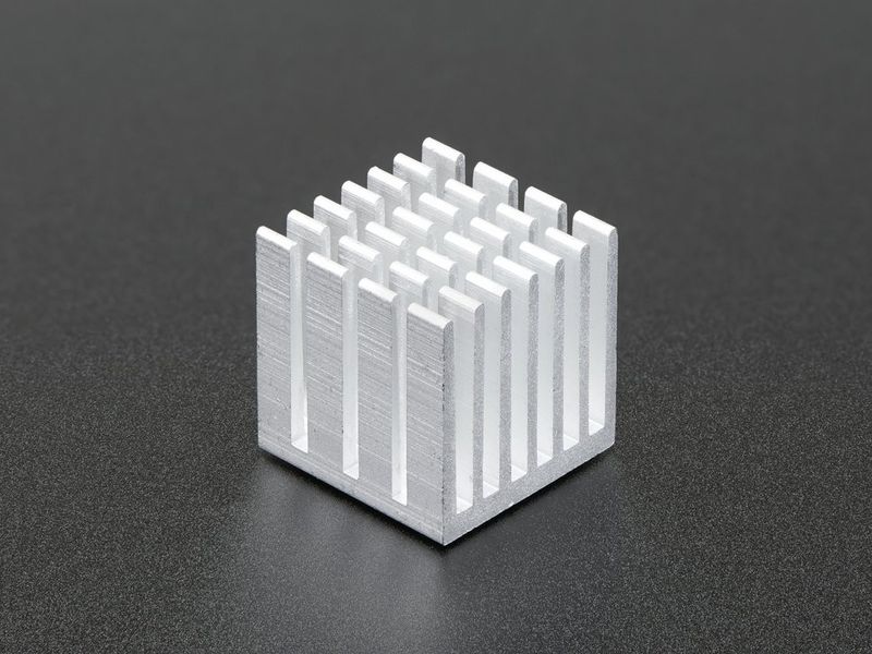 Cooling fan for Raspberry Pi3/4 made of aluminum