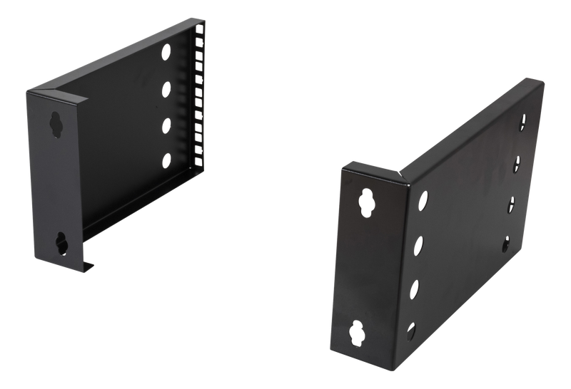 DELTACO 10"-19" wall rack with adjustable width, 4U, 25kg load capacity