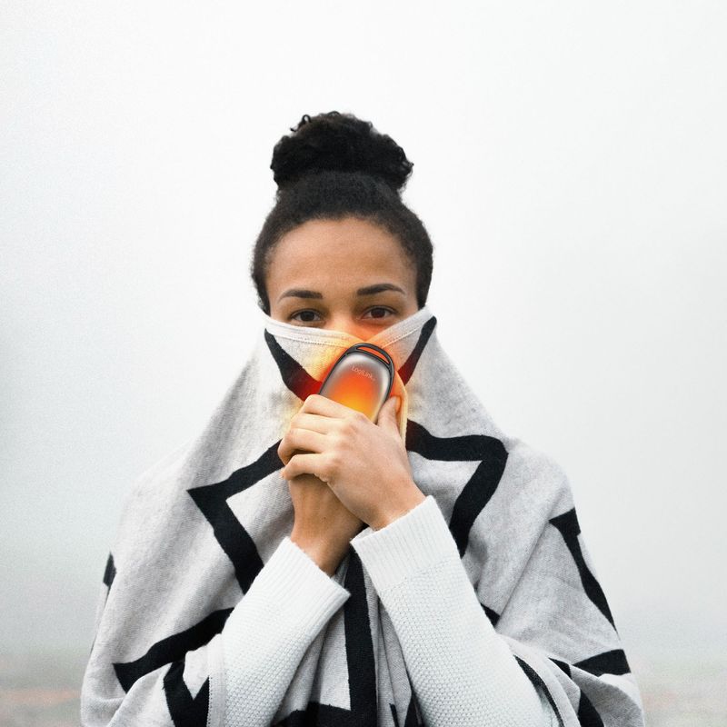 PowerBank med handvärmare 4000mAh Svart