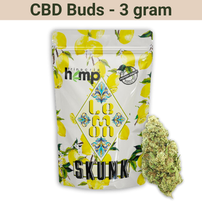 Blommor – CBD  – 3g - Lemon Skunk - Trinacria Hemp