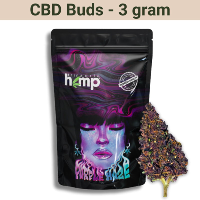 Blommor – CBD  – 3g - Purple Haze - Trinacria Hemp