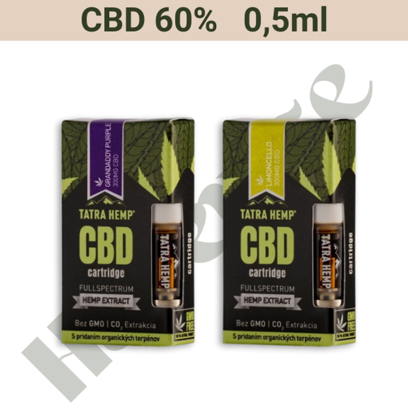 Cart - CBD 60% - Tatra Hemp - 0,5ml