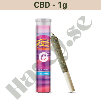 PreRolled – CBD – Tequila Sunrise – 1 gram
