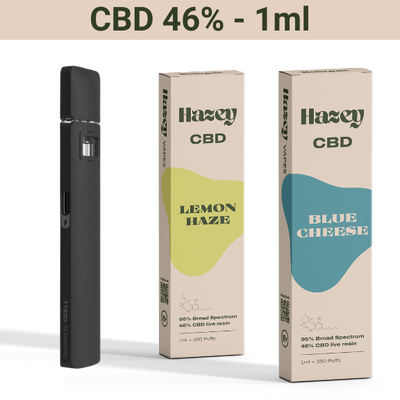 Vape - CBD 46% - Hazey - 1ml