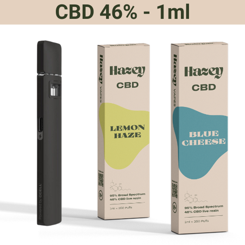 Vape - CBD 46% - Hazey - 1ml