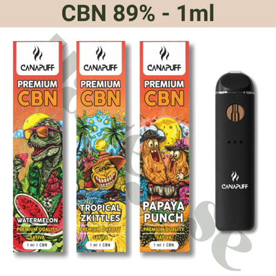 Vape - CBN 89% - Canapuff - 1ml