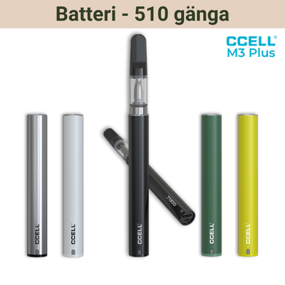 CCELL M3 Plus – Vape Batteri – 510