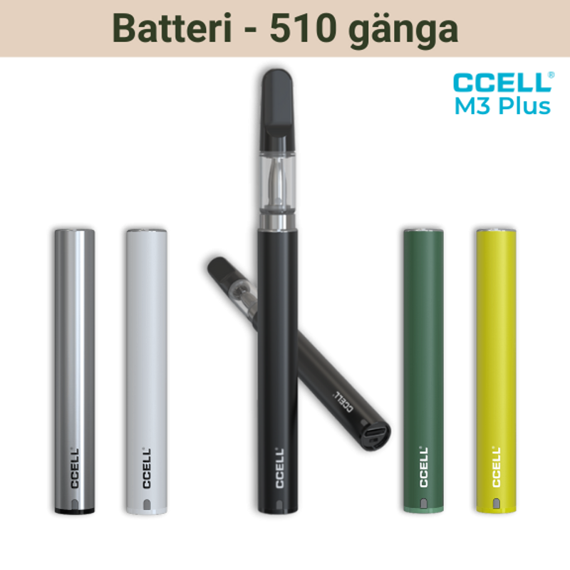 CCELL M3 Plus – Vape Batteri – 510