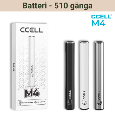 CCELL M4 – Vape Batteri – 510