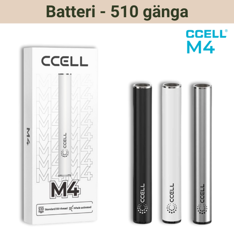 CCELL M4 – Vape Batteri – 510
