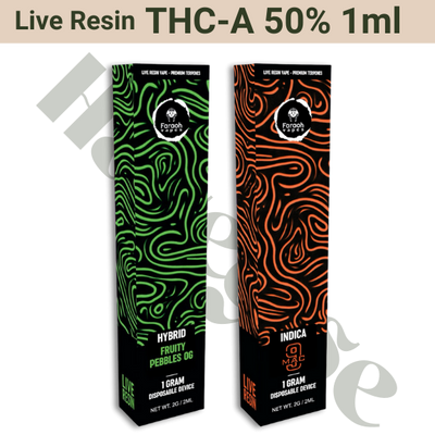 Vape - THC-A 50% Live Resin - Faraoh - 1ml