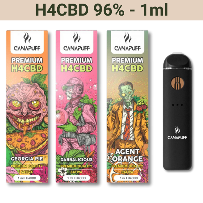Vape - H4CBD 96% - Canapuff - 1ml