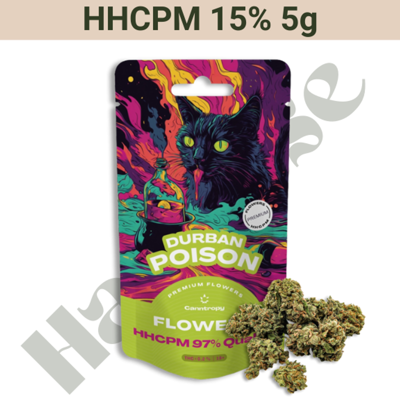 Blommor – HHCPM 15% – Durban Poison – 5 gram