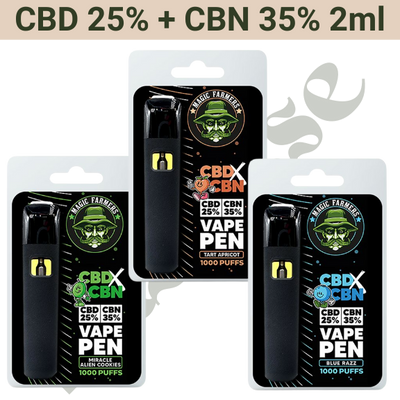 Vape - CBD 25% + CBN 35% - Magic Farmers - 2ml