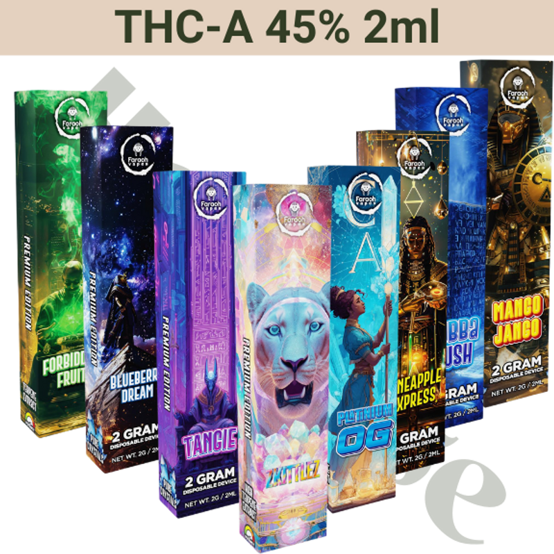 Vape - THC-A 45% - Faraoh - 2ml
