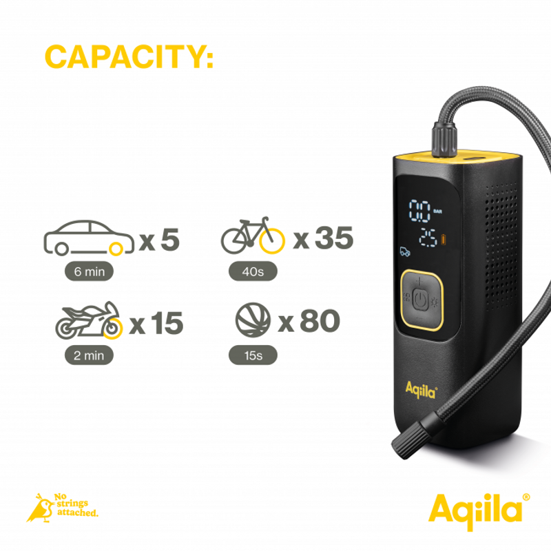 Aqiila Airbird C7 Luftpump 3-i-1