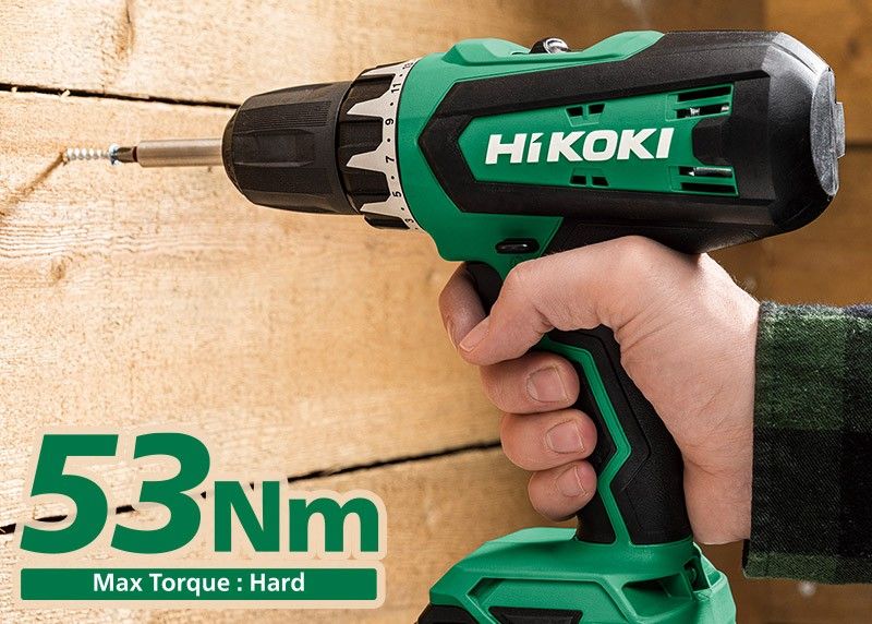 HiKOKI DS18DF Borrskruvdragare 18V (2x2,0Ah) Inkl 31 delars bitssats