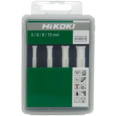 HiKOKI Hålsågset Diamant 5-10mm 4 delar