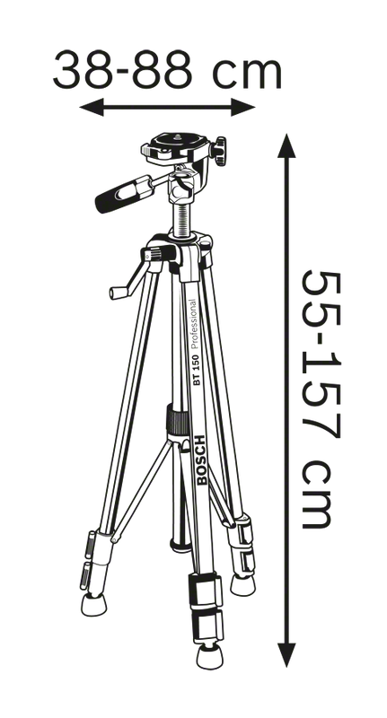 Bosch BT 150 Laserstativ 55-157cm