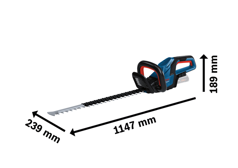Bosch GHE 18V-60 (II) Häcksax 600mm