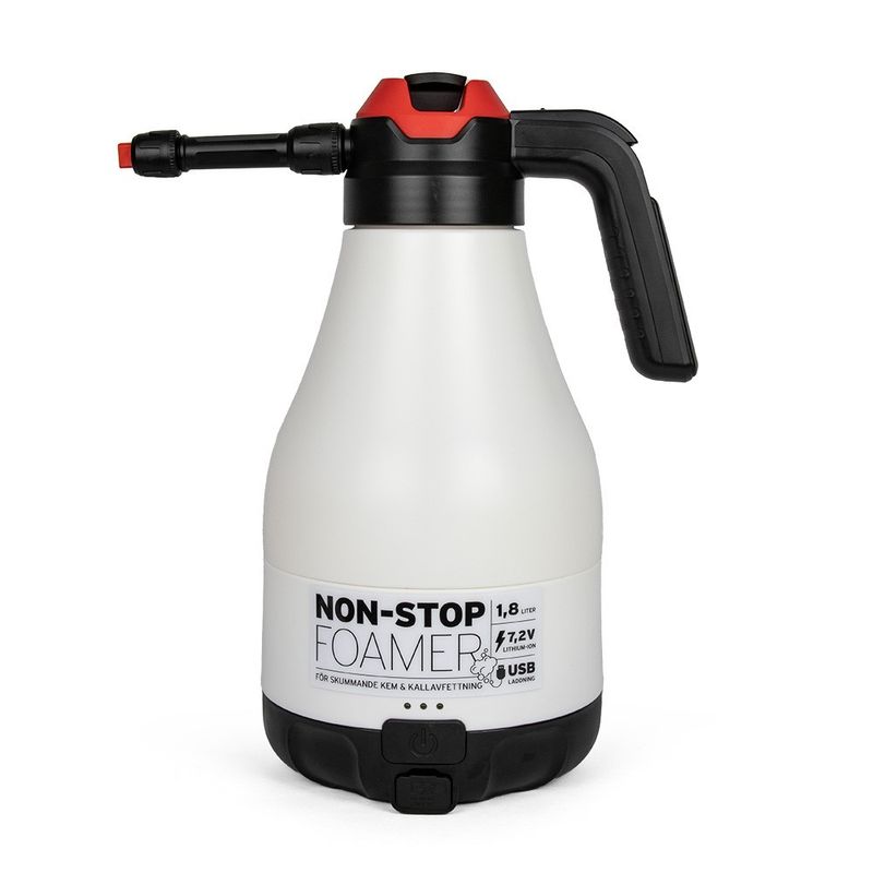 Tryckspruta För Kallavfettning Batteri Non-Stop Foamer 1,8L